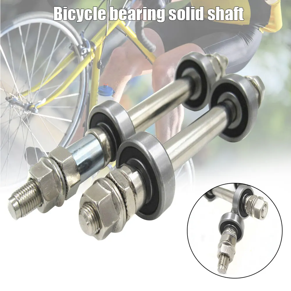 

Bearing Bike Wheel Hub Axle Solid Shaft Lever Bicycle Repair Tool Wheel Hub Axle Shaft Lever Accessories FK88