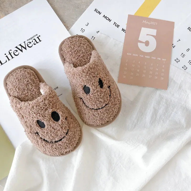 Детская домашняя обувь кашемировые хлопковые тапочки теплая для маленьких