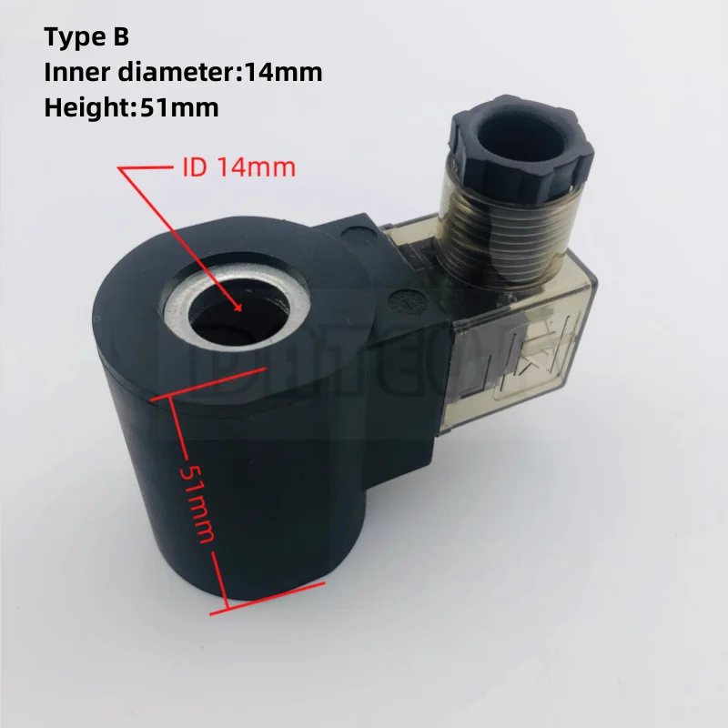 Регулирующий клапан катушки соленоидного клапана ASCO, 220 В переменного тока/24 В постоянного тока, внутреннее отверстие 11 мм, длина отверстия 35 мм/238713-106