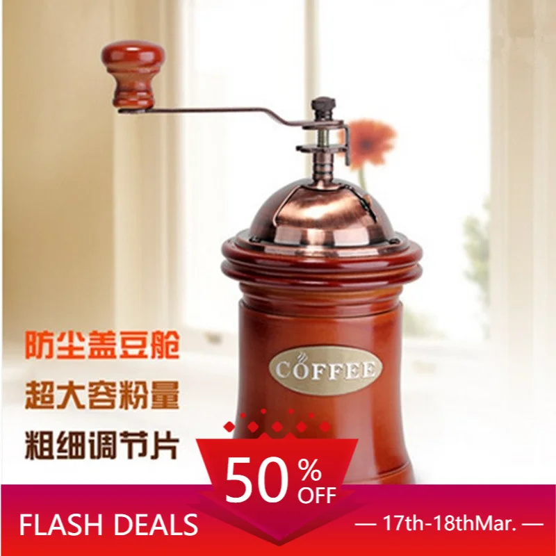 

New Manually Operated Coffee Grinder Manual Coffee Mill Dust-Proof Bean Cabin Large Capacity Coffee Machine