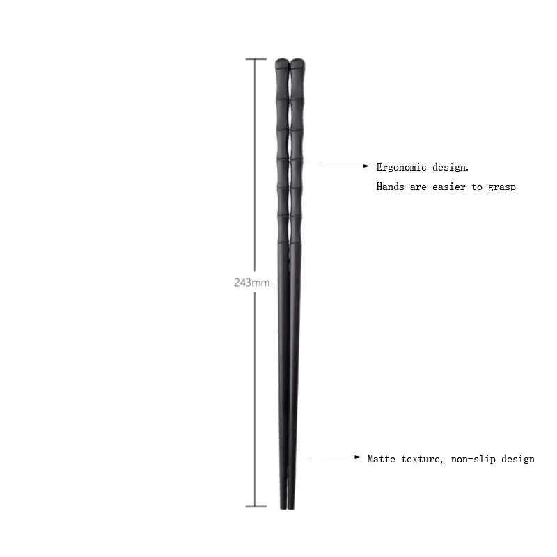 10 пар в комплекте Палочки для еды бамбук Форма Еда Класс безопасный палочка