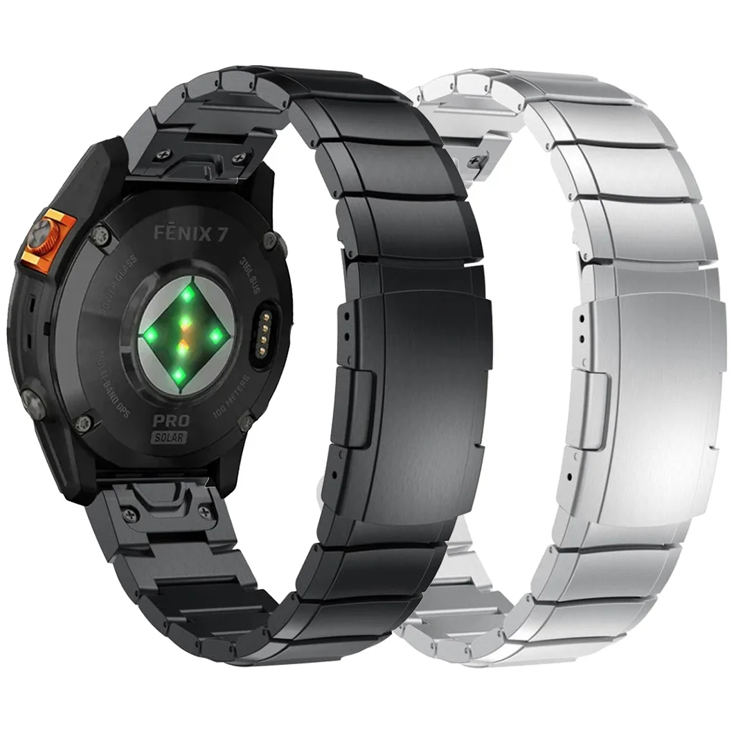 Ремешок из титанового металла для наручных часов Garmin спуск Mk3i 51 мм Mk2/MK2i MK1 Enduro 2