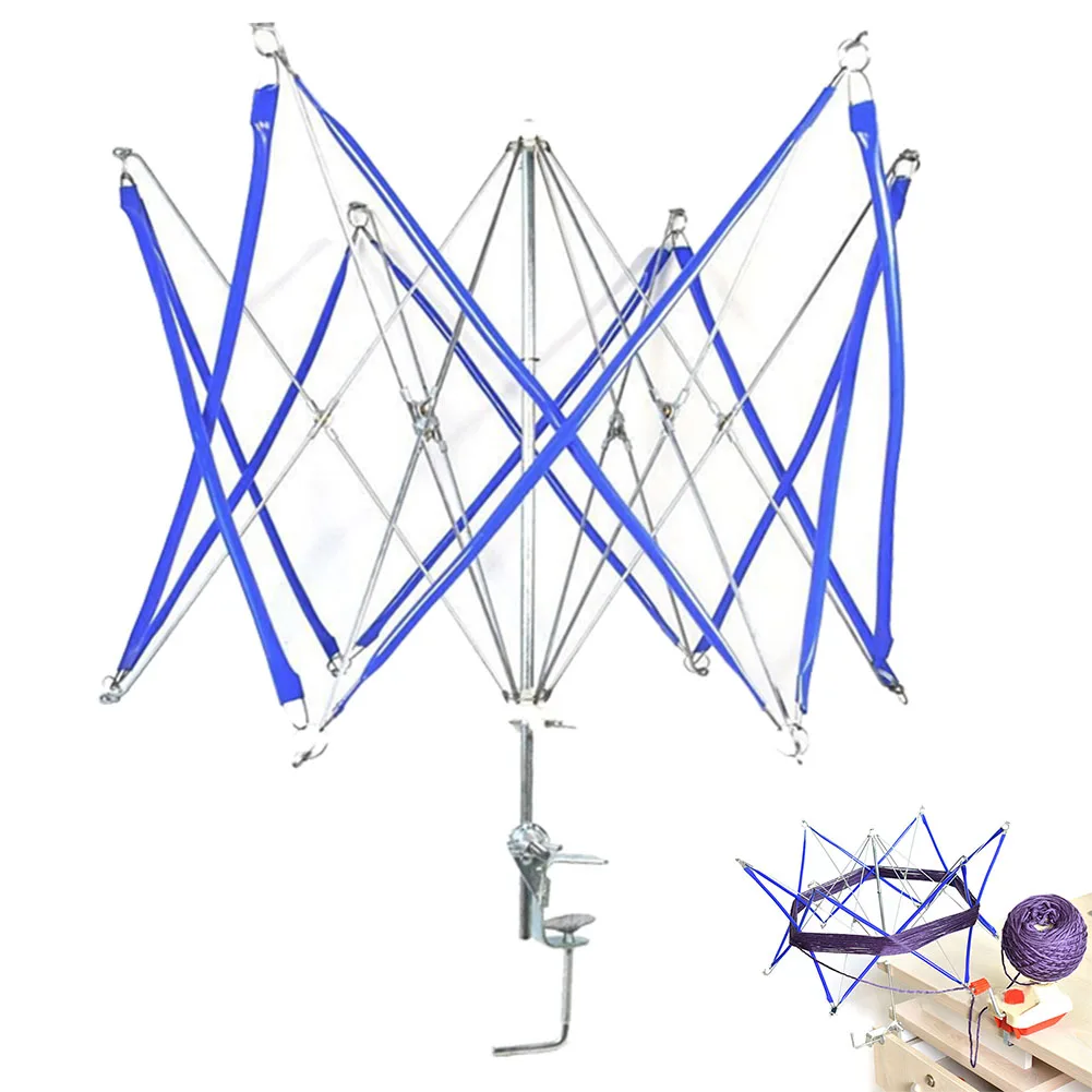 

Yarn Holder Winder Craft Wool Operated Swift String Thread Knitting Umbrella