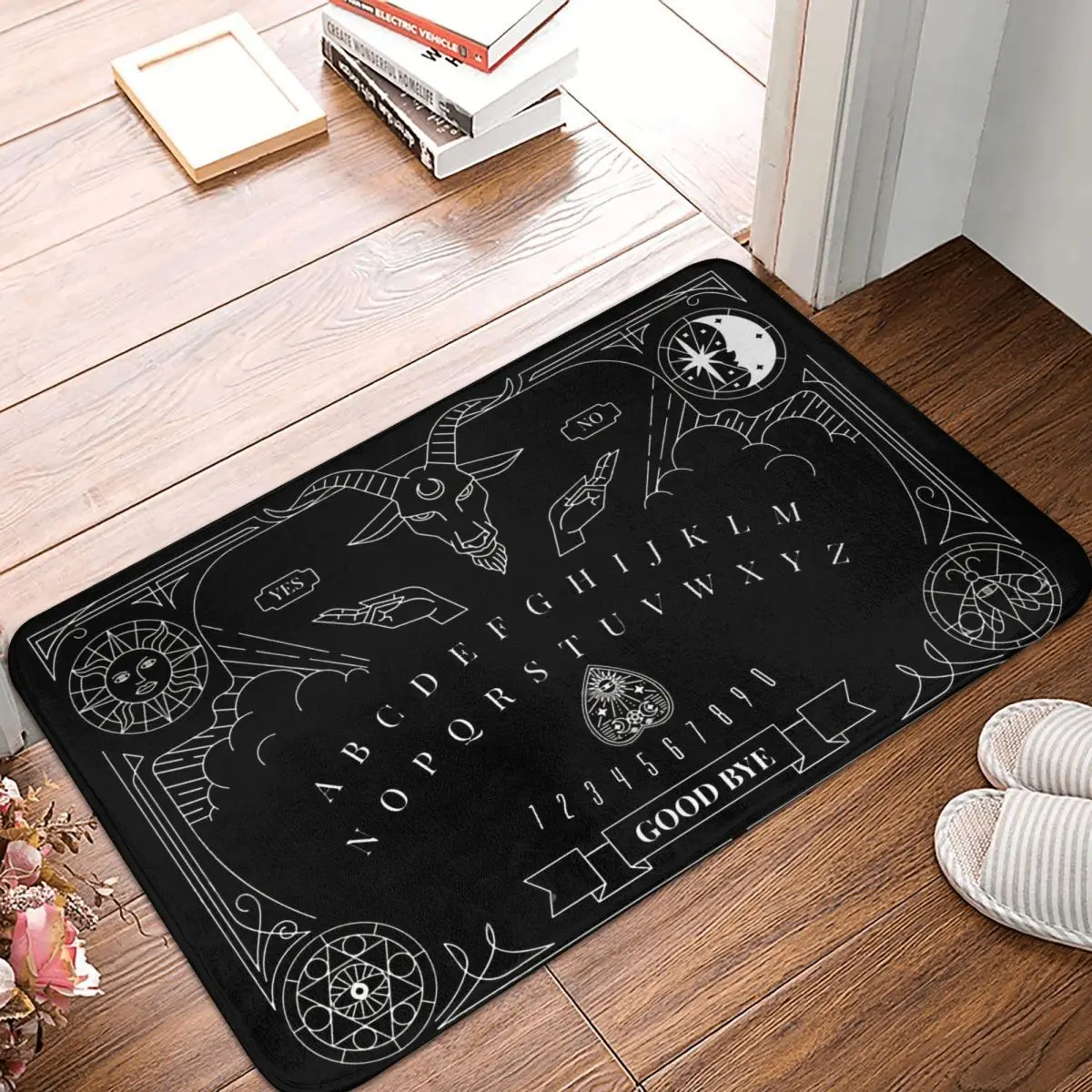 

Ouija Board Anti-Slip Doormat Bath Mat Spirit Floor Carpet Entrance Door Rug Bedroom Decorative