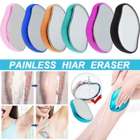 new crystal physical hair removal eraser glass hair remover painless epilator easy cleaning reusable body care depilation tool