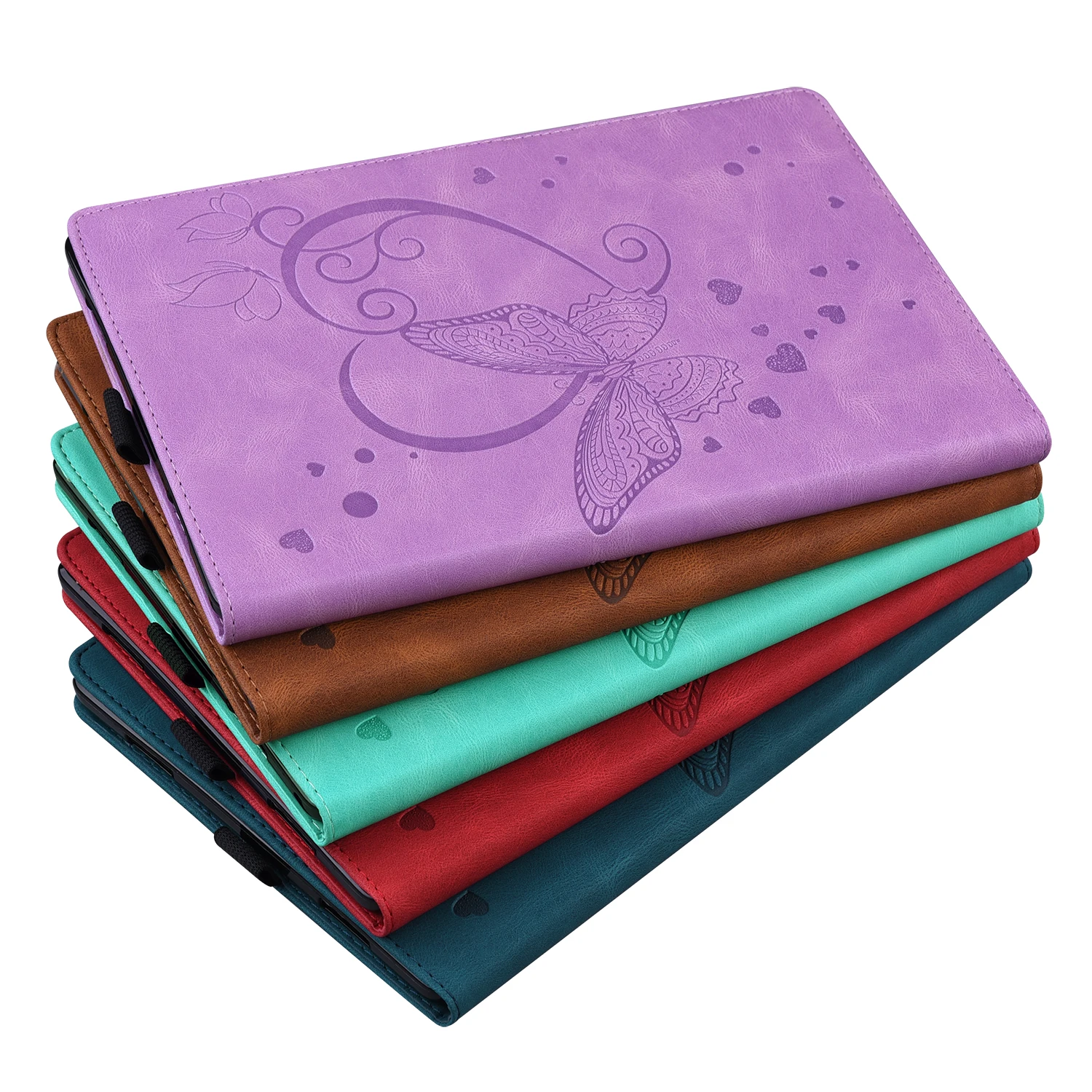 Тисненый чехол для планшета Buttefly Realme Pad 8 7 mini Xiaomi 5 Pro /Xiaomi магнитная подставка из