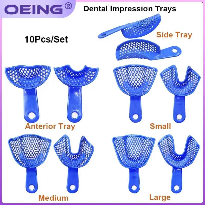 10 шт. пластиковые стальные держатели для зубов