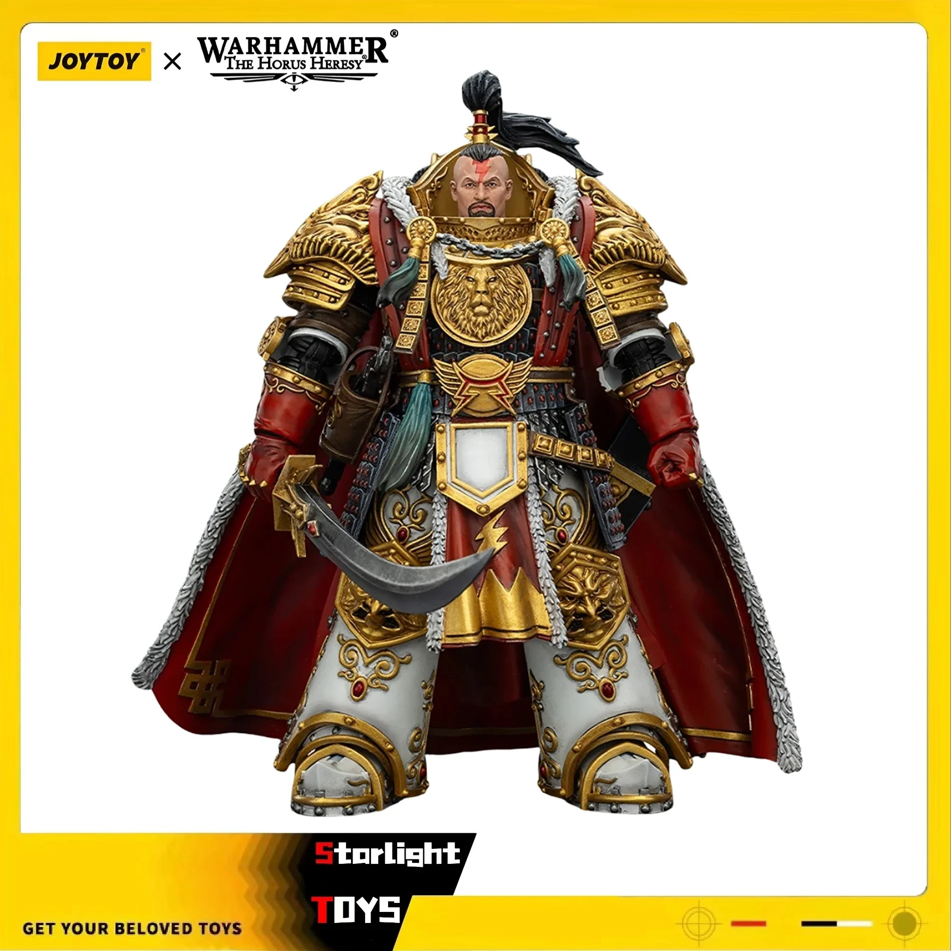 【Доставка в течение 24 часов】JOYTOY Warhammer 40K The Horus Heresy White Scars Jaghatai Khan Primarch of The Vth Legion 118 Action (art.: 3920dbaeb3bae) - 3920dbaeb3bae