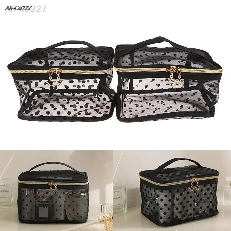 

Portable Travel Storage Wash Bag Female Transparent Makeup Storage Pouch Large Capacity Cosmetic Organizer Beauty Women Case