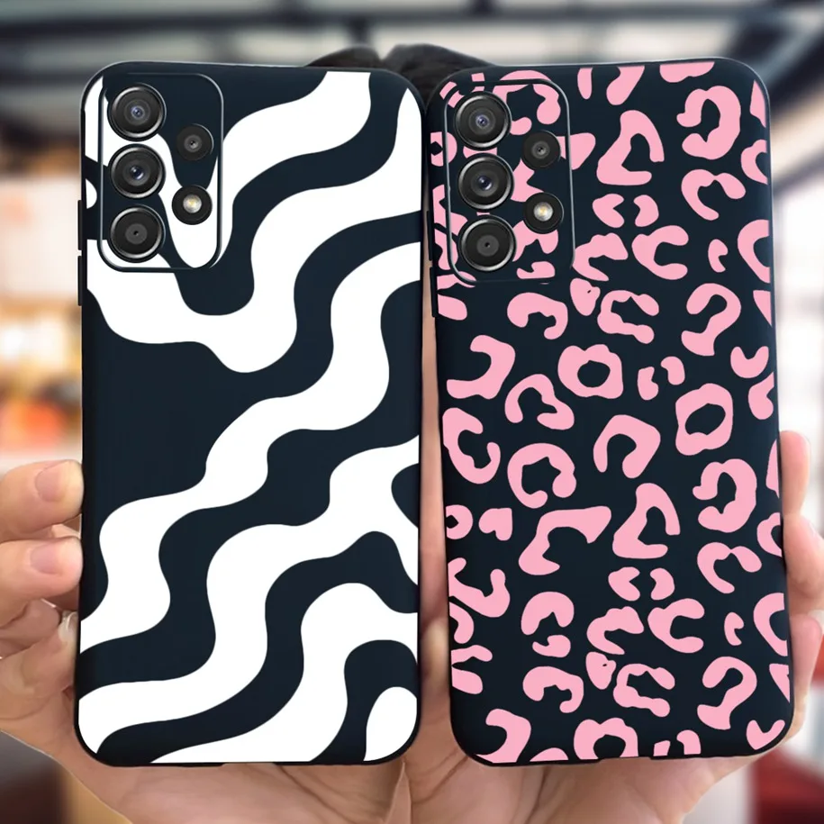 Чехол для Samsung Galaxy A13 A23 4G женский модный чехол с Цветочным Рисунком бабочки мягкий