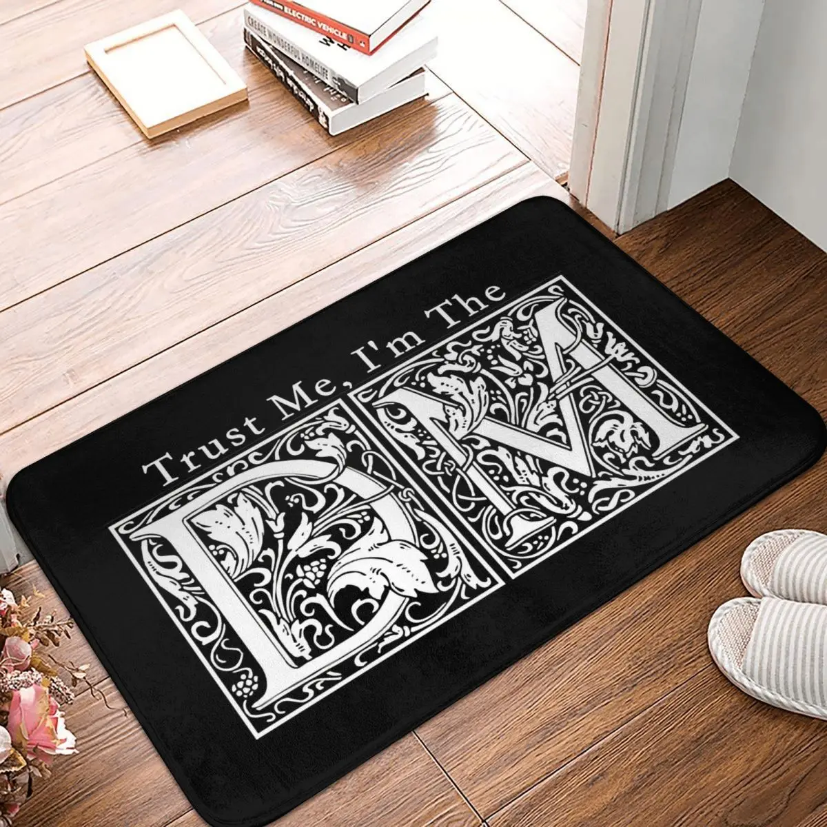 Игра DnD нескользящий Придверный коврик Trust Me I'm The DM кухонный для ванной