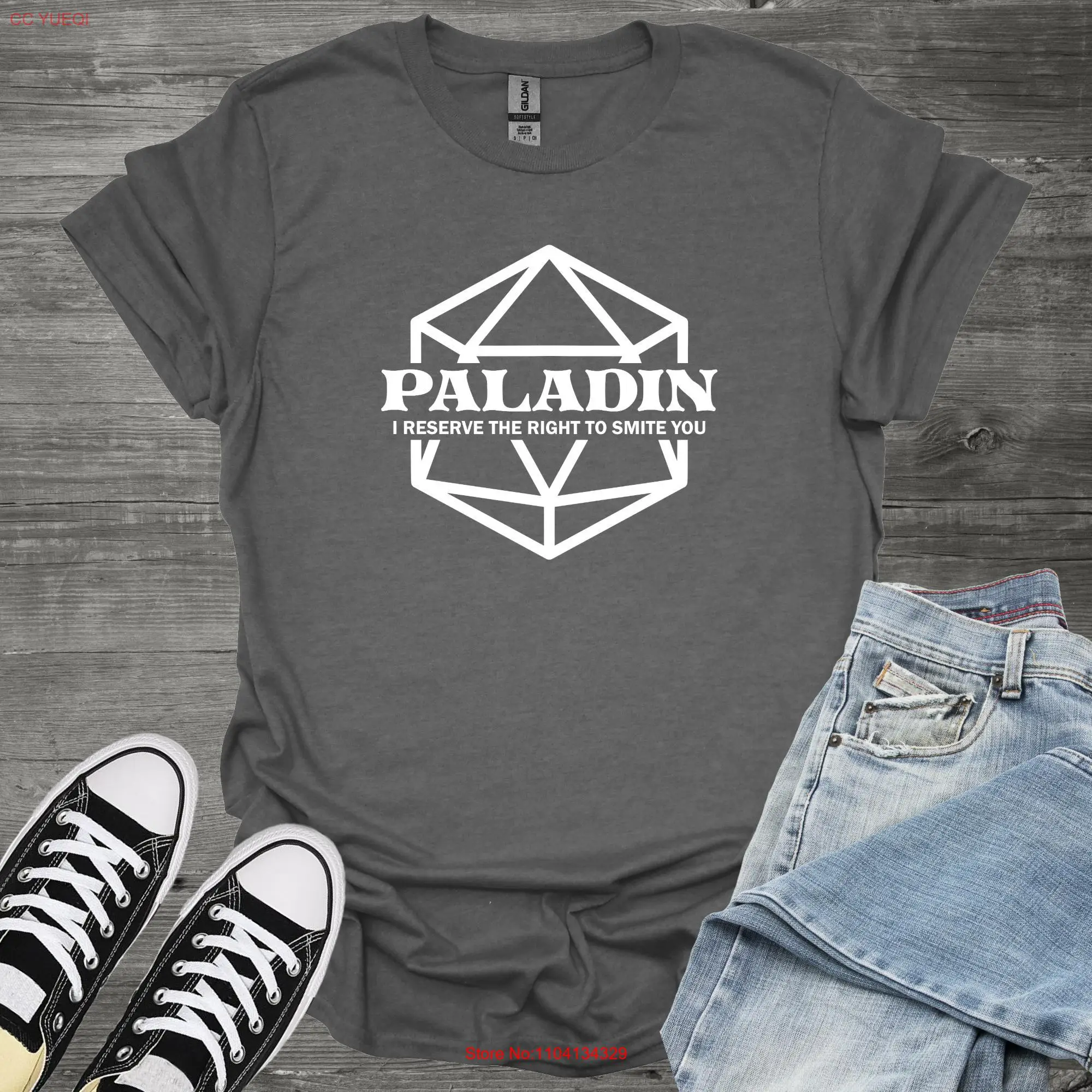 Футболка Paladin I Reserve the Right to Smite You забавная ролевая игра DnD настольная одежда Geeky для