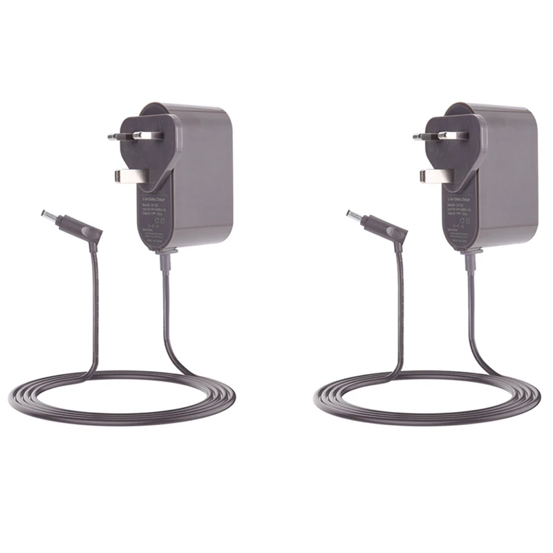 

2X Charging Adapter Adapter 26.1V For Dyson V6 V7 V8 Cord Free-Handhelds Stick Vacuum Power Supply Cord Charger,UK Plug