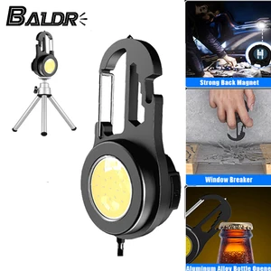 BALDR new mini portable work light multifunctional COB flood light rechargeable keychain light stron