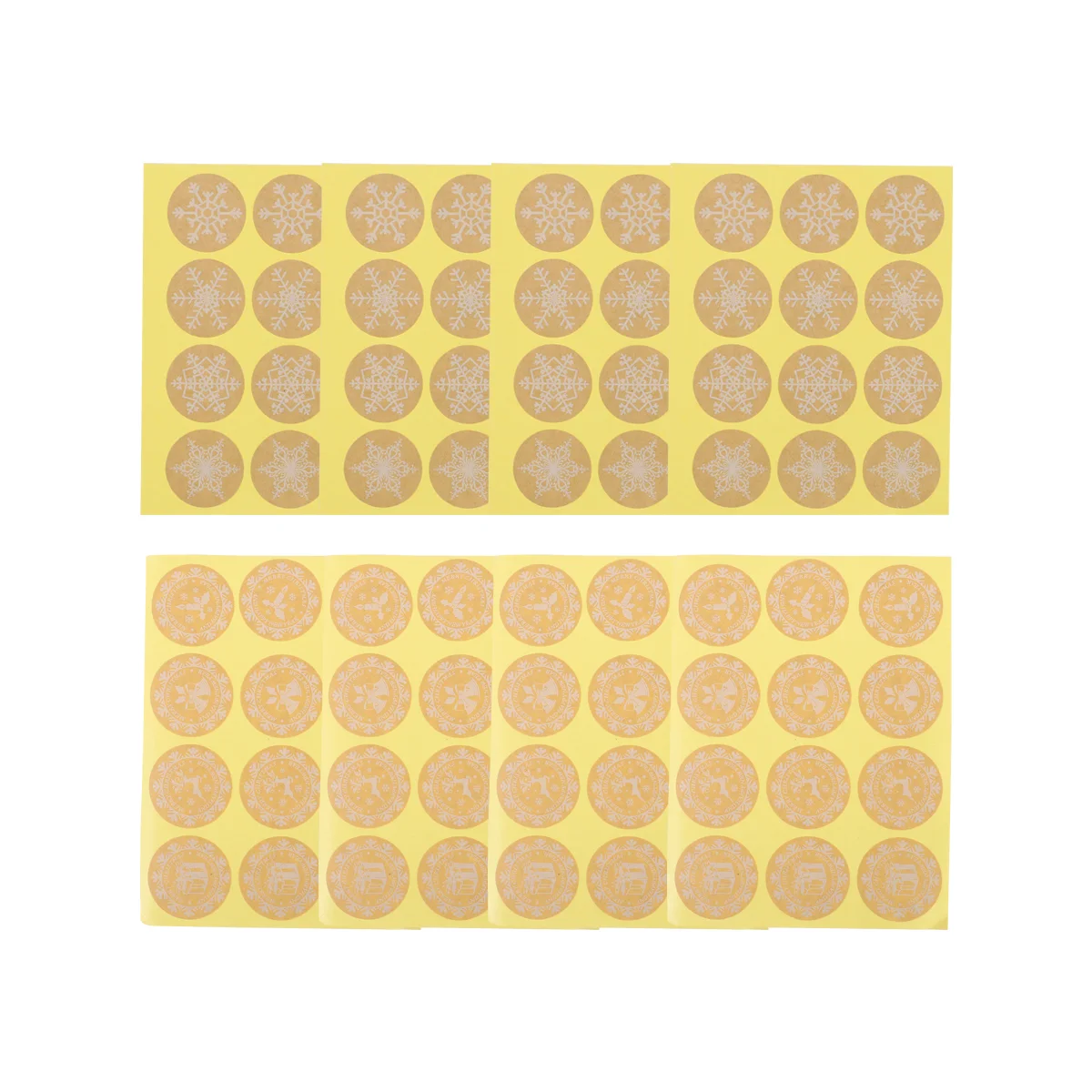 

50pcs Self-adhesive Decorative Stickers Sealing Stickers for Wrapping Party Christmas