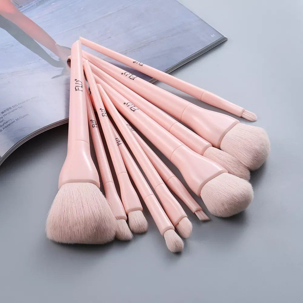 

FLD Candy Makeup Brushes Set Face Foundation Powder Eye Shadow Eyebrow Highlight Kabuki Blending Brush Beauty Cosmetic Tools