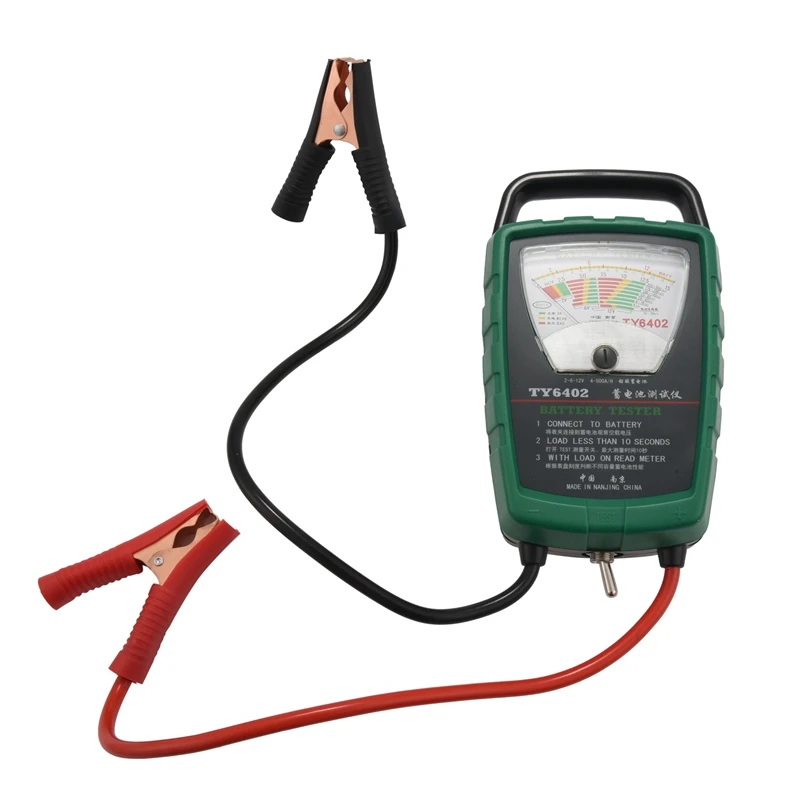 

Hot Ty6402 500A 2V 6V 12V Automotive/Car Battery Tester/Alternator/Cranking Check Easy To Use