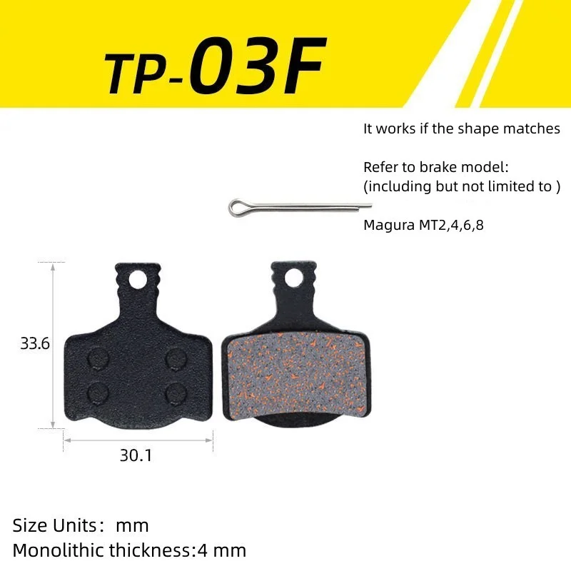 

Велосипедные дисковые тормозные колодки, полуметаллическая гидравлическая колодка для дискового тормоза SHIMANO SRAM AVID HAYES Magura Formula and Scooter, 1 пар...