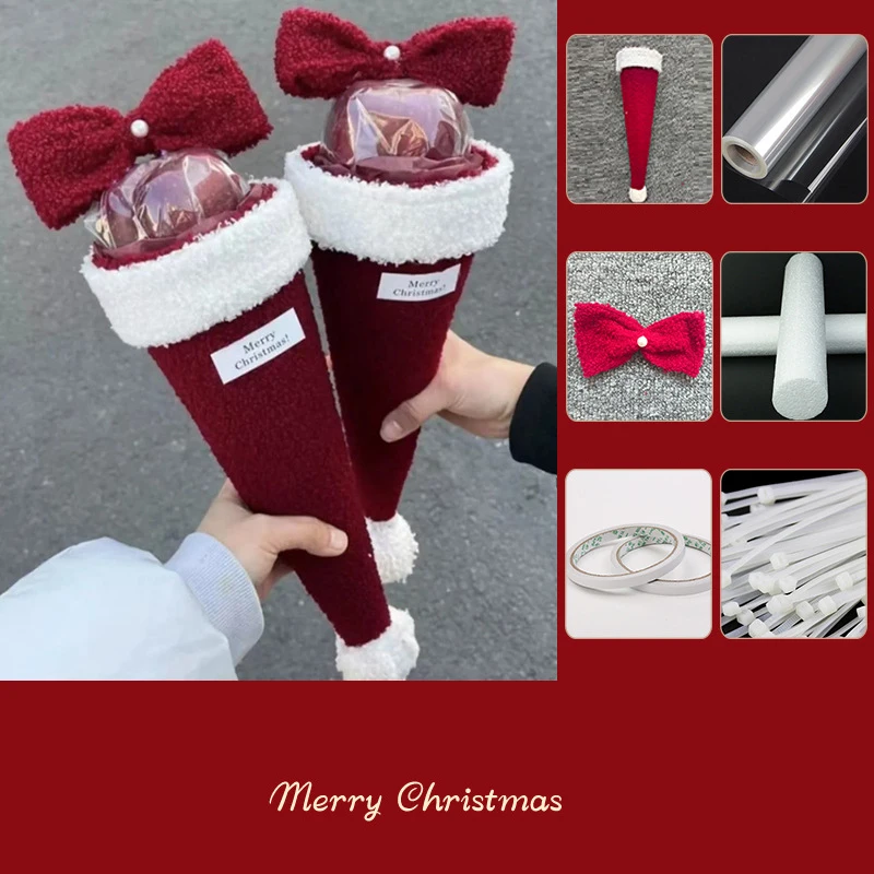 Рождественский букет сделай сам ремесло мороженое бант плюшевый мягкая игрушка