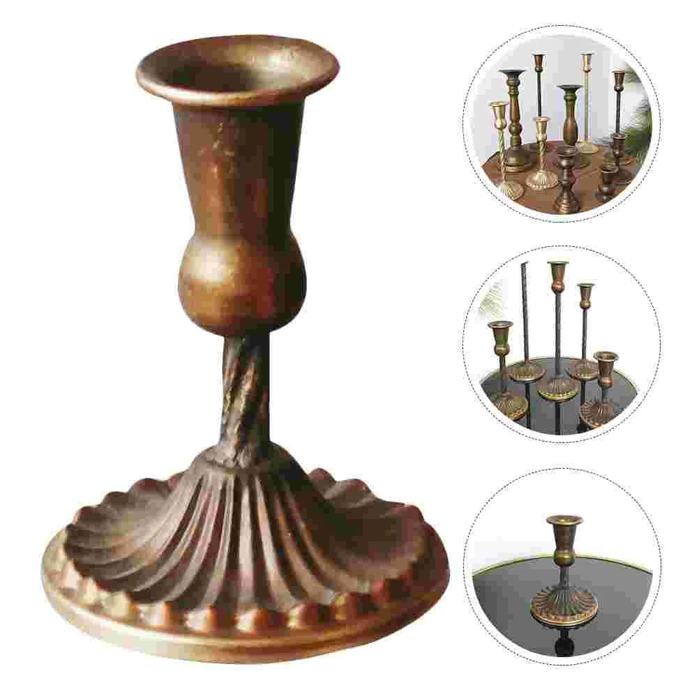 

Holdertealight Holiday Decorative Farmhouse Simple Holderschristmas Iron Decoration Stand Candlestick Wedding Candleholder