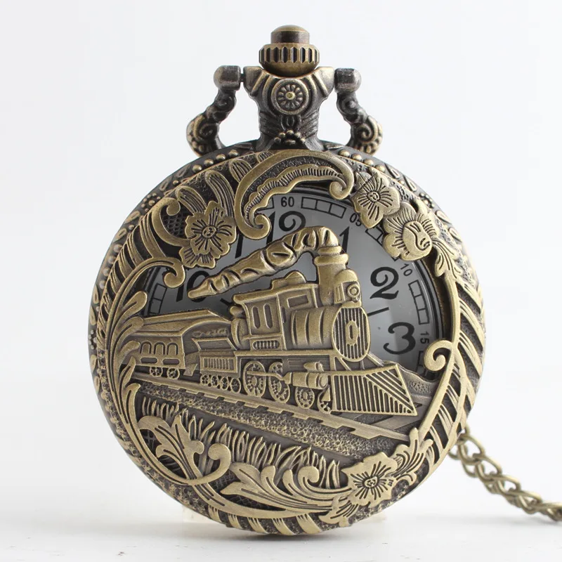 Vintage quartz pocket watch punk nostalgia pocket necklace pocket watch