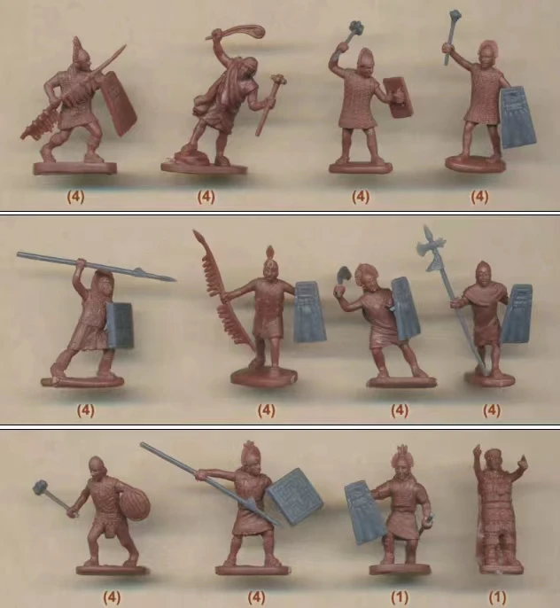 

Miniature model 1/72 Ancient Inca Warriors soldiers set
