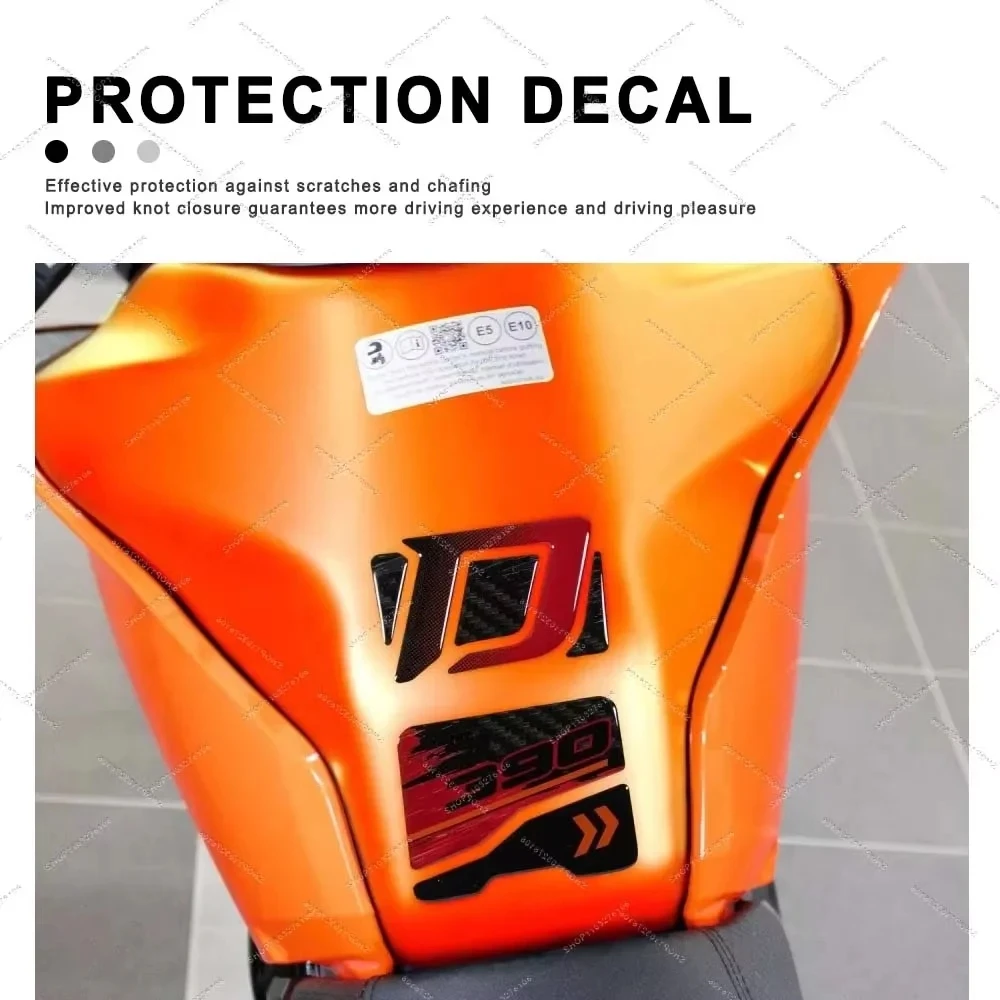 Наклейка на бак мотоцикла 3D из эпоксидной смолы защитная наклейка