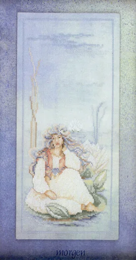 Набор для вышивки крестиком Lan 29914 элегантная девушка 1-24-44 подсчетов 16 карат 14 18