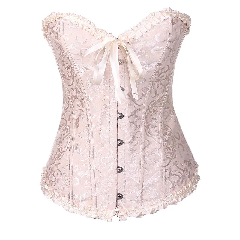 Модный Корсет Overbust сексуальное кружево Эротическая молния Цветочный стиль