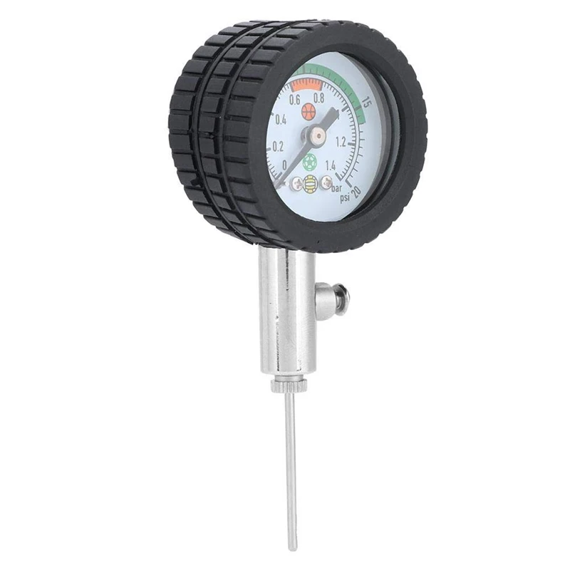 

Hot Air Pressure Gauge Ball Meter Basketball Football Volleyball Stainless Steel Air Regulator Pressure Measure Tool