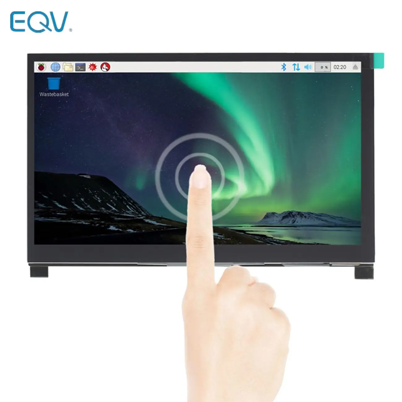 7 Inch Full View LCD IPS Touch Screen for Raspberry Pi HD HDMI Display Capacitive Monitor 5-Point Touch Control