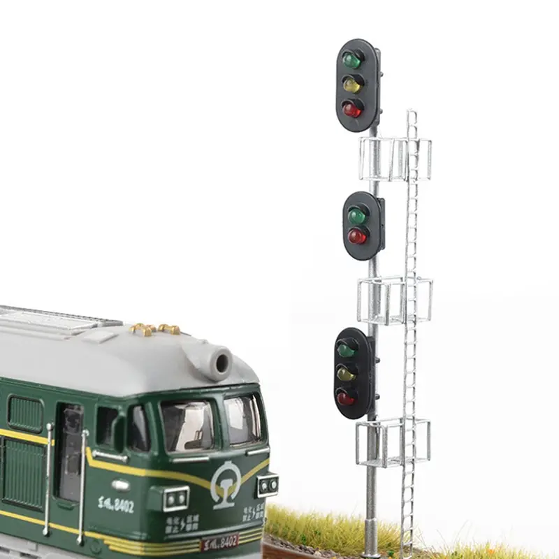

Модель 1:87, дорожный строевой сигнал, дорожный знак, 3 В/12 В, для поезда, железная дорога, диаметр, аксессуары 10,5 см x 1,6 см