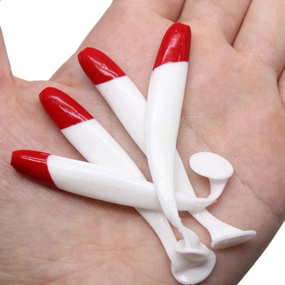 

10pcs/Lot Soft Lures Silicone Bait For Fishing Sea Fishing Pva Swimbait Wobblers Artificial Tackle