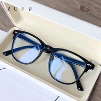 zuee 1 0 1 5 to 6 0 black finished myopia glasses men women transparent eyeglasses prescription student shortsighted eyewear