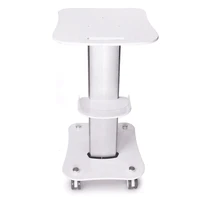 new arrival 4 wheels white standing trolley beauty machine trolley for salon use