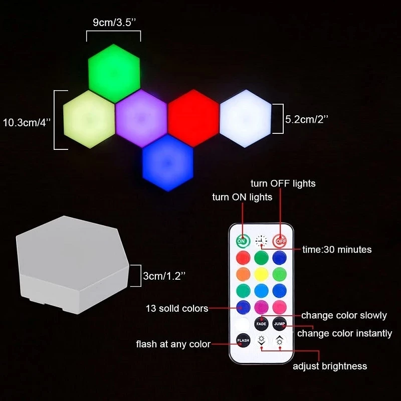 Рисунок 4 - Шестигранная RGB-подсветка для nanoleaf