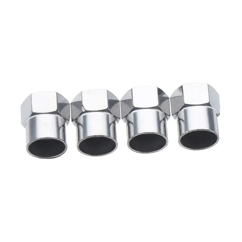 

4pcs TR413 Wheel Caps Chrome Car Truck Tire Wheel Tyre Valve Stem Hex Caps Sleeve Covers Car Accessories
