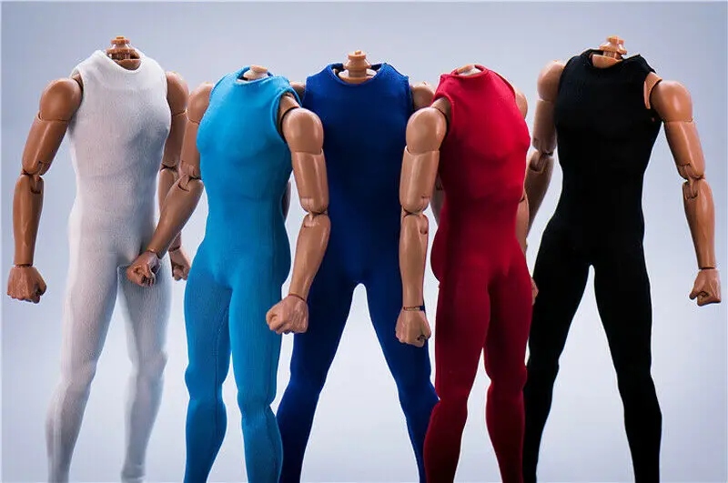 

DIY 1/6 Jumpsuit Clothing tights Sleeveless For 12" PH TBLeagure M34 M35 Male Figure Doll