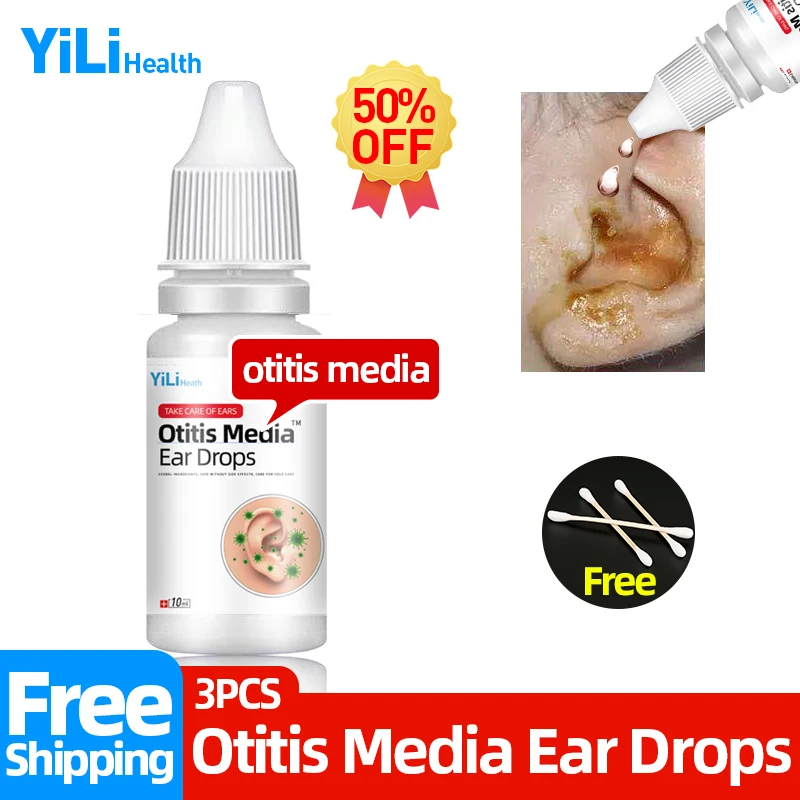 

Средство для удаления острого отита и снятия боли в ушах, бактериальные инфекции, лечение капель ушей, китайская травяная медицина, 10 мл