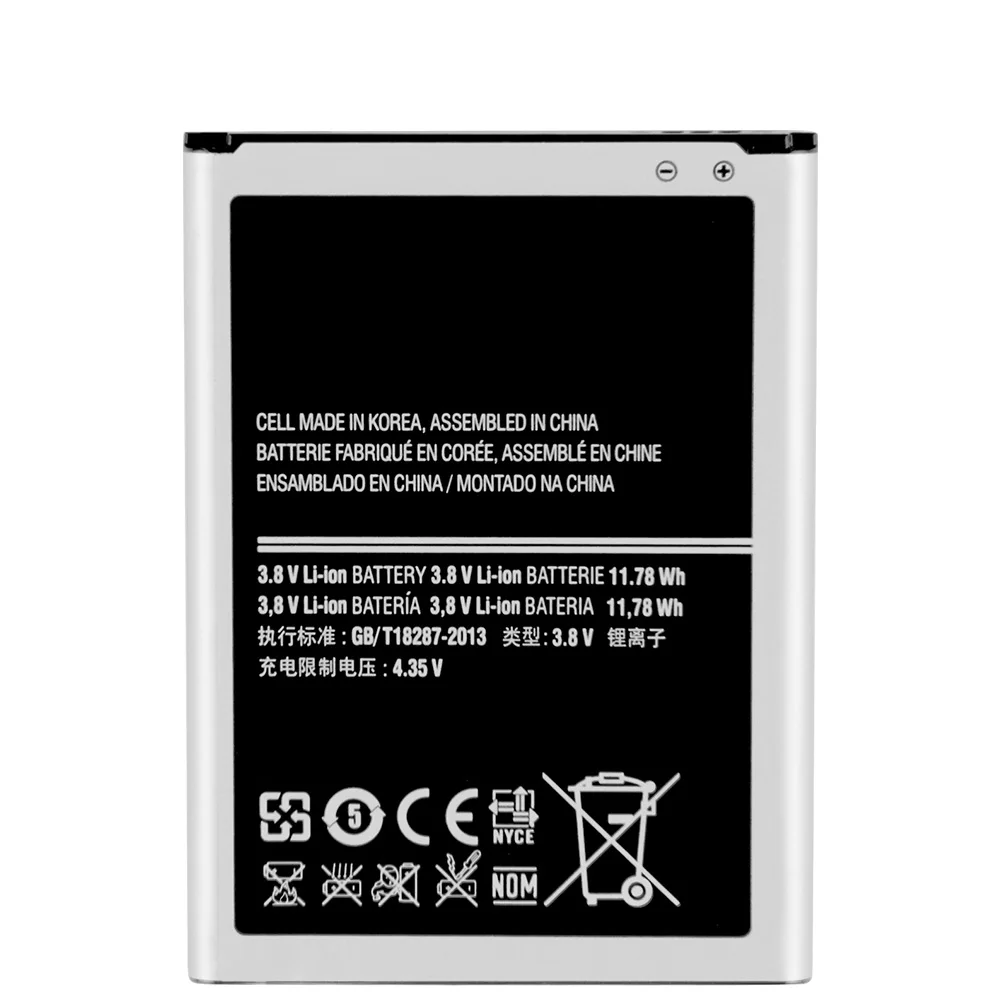 Сменный аккумулятор для SAMSUNG Galaxy Note 2 N7100 N7108D NOTE2 N7102 N719 N7108 EB595675LU аккумуляторная
