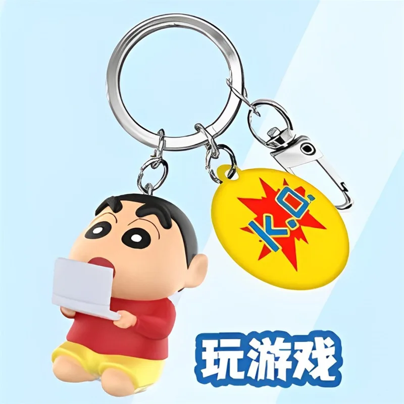 Оригинальный Новый Аниме Crayon Shin-chan Kawaii Q версия ежедневная искусственная ПВХ