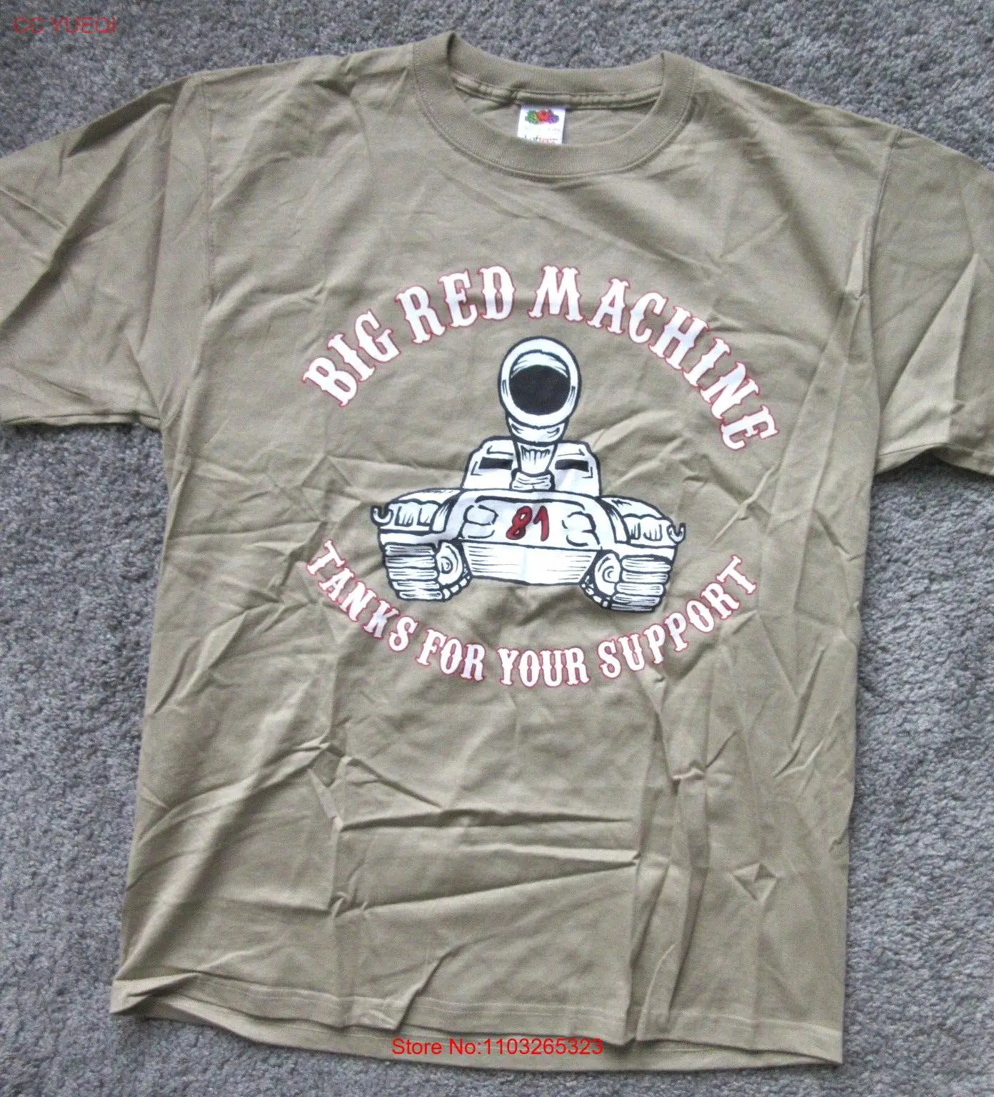 НОВАЯ МУЖСКАЯ БОЛЬШАЯ ФУТБОЛКА ПОДДЕРЖКА LOCAL 81 MC BIKER TANK БОЛЬШОЕ КРАСНЫЕ ПОДДЕРЖКИ