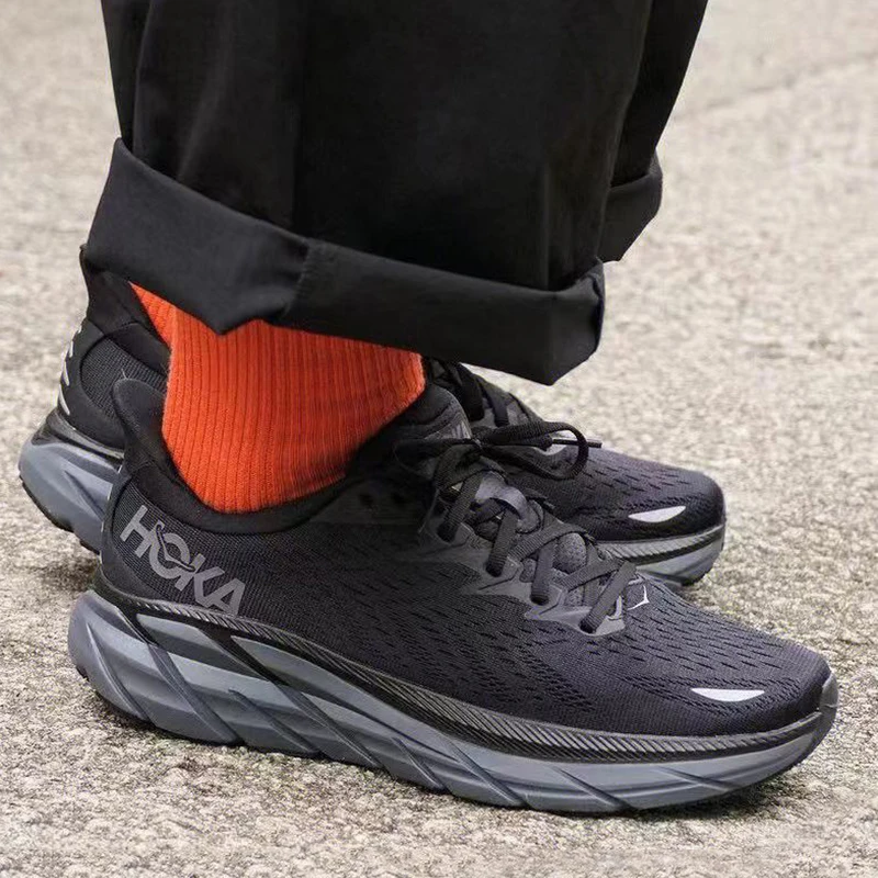 HOKA Clifton 8 Men Sneakers Cushioning Wear Resisting Sports Running Shoes Mesh Breathable Outdoor Marathon Light Training Shoes