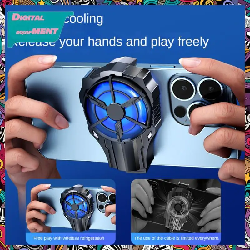 

High Capacity And Endurance Gaming Mini Phone Heat Sink Faster Heat Dissipation Wireless Cooling Semiconductor Phone Cooling