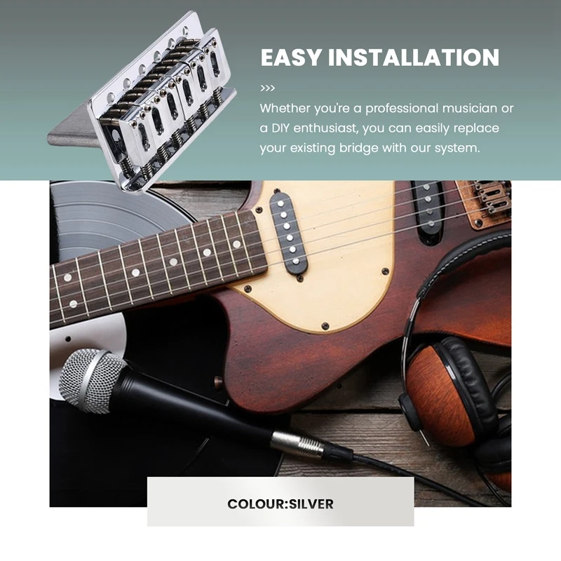 Мостовая система тремоло для Fender Stratocaster SQ ST электрогитара хромированные