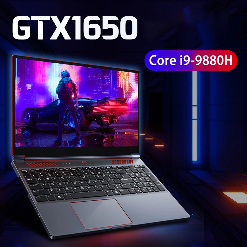 15 6-дюймовый игровой ноутбук мини-ПК Intel Core i9-9880H i9-8950HK Nvidia Geforce GTX 16 1 4G ультрабук Windows