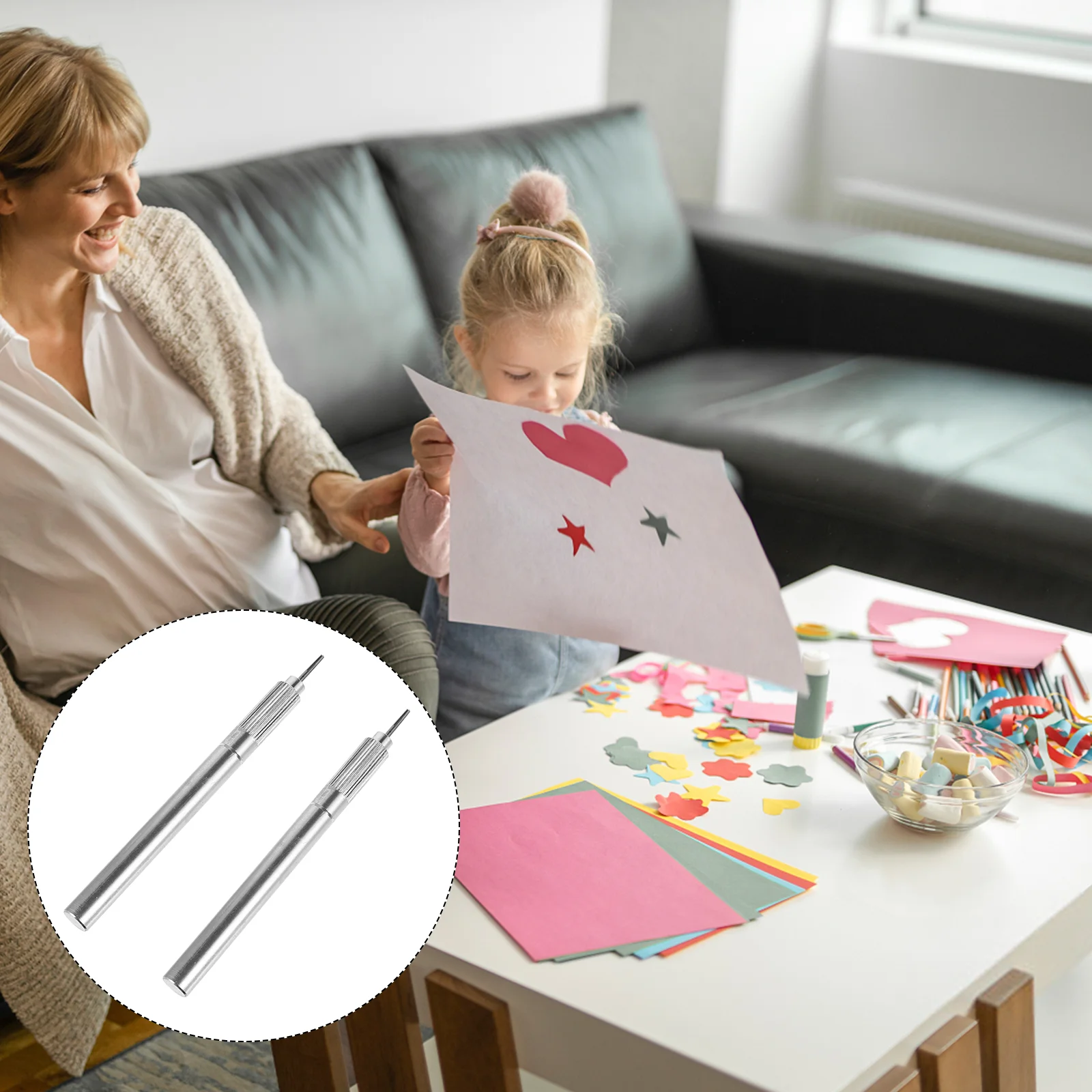 

2Pcs Creative Funny Paper Quilling Pens DIY Accessories for Paper Craft Handicraft