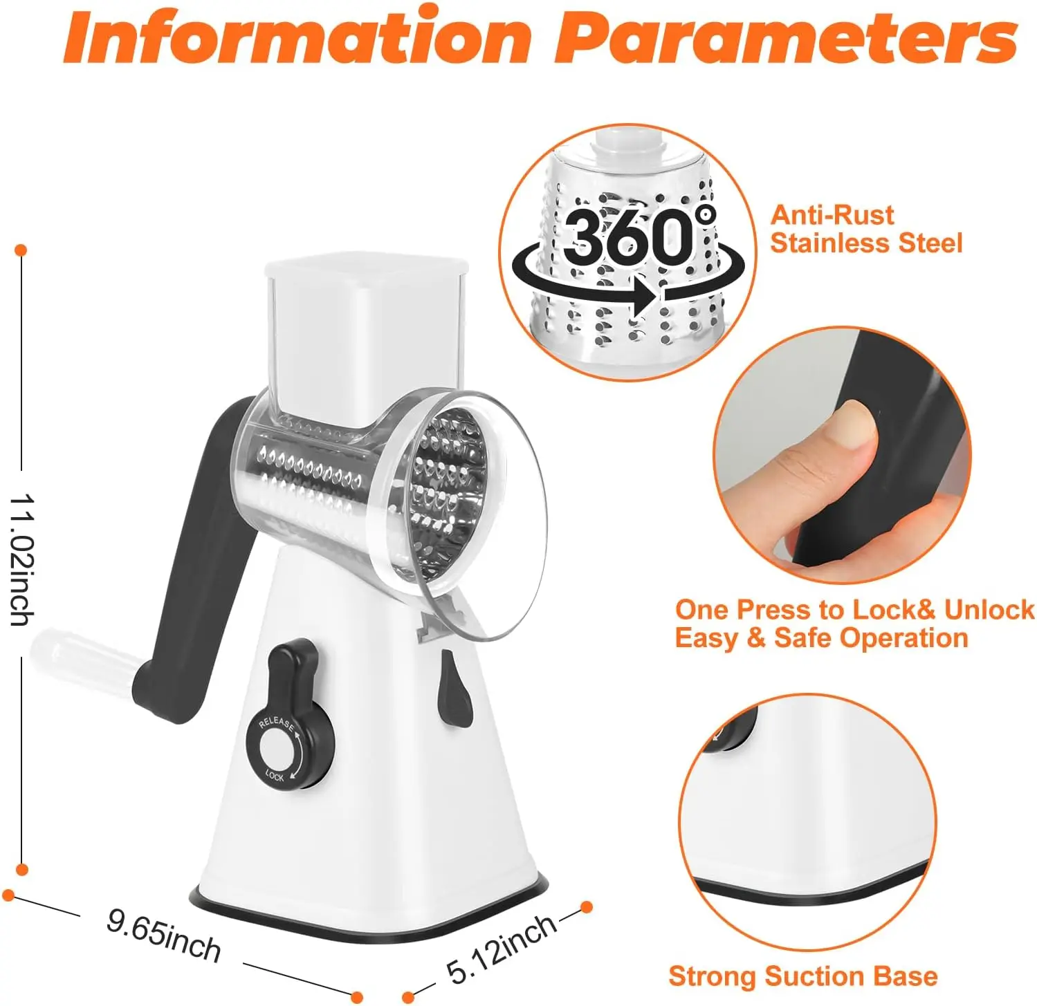 Многофункциональные Роторные Терки Кухонный Измельчитель Овощей Нарезка Для