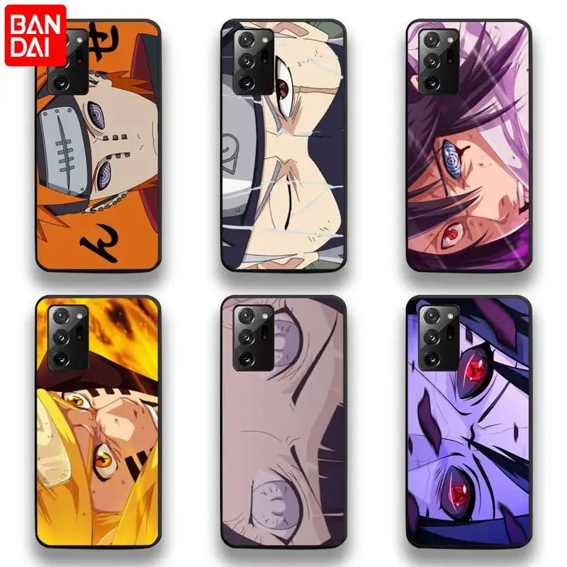 

Naruto Uchiha Sasuke Itachi Akatsuki Kakashi Phone Case For Samsung Galaxy Note20 ultra 7 8 9 10 Plus lite M51 M21 M31S Cover