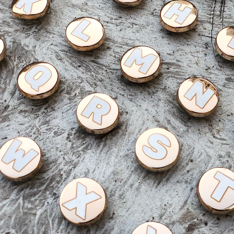 26Pcs Letters Series Shoes Charm Croc Sandals Accessories Shoe Accessories Croc Women's Men's Shoe Buckle Gifts